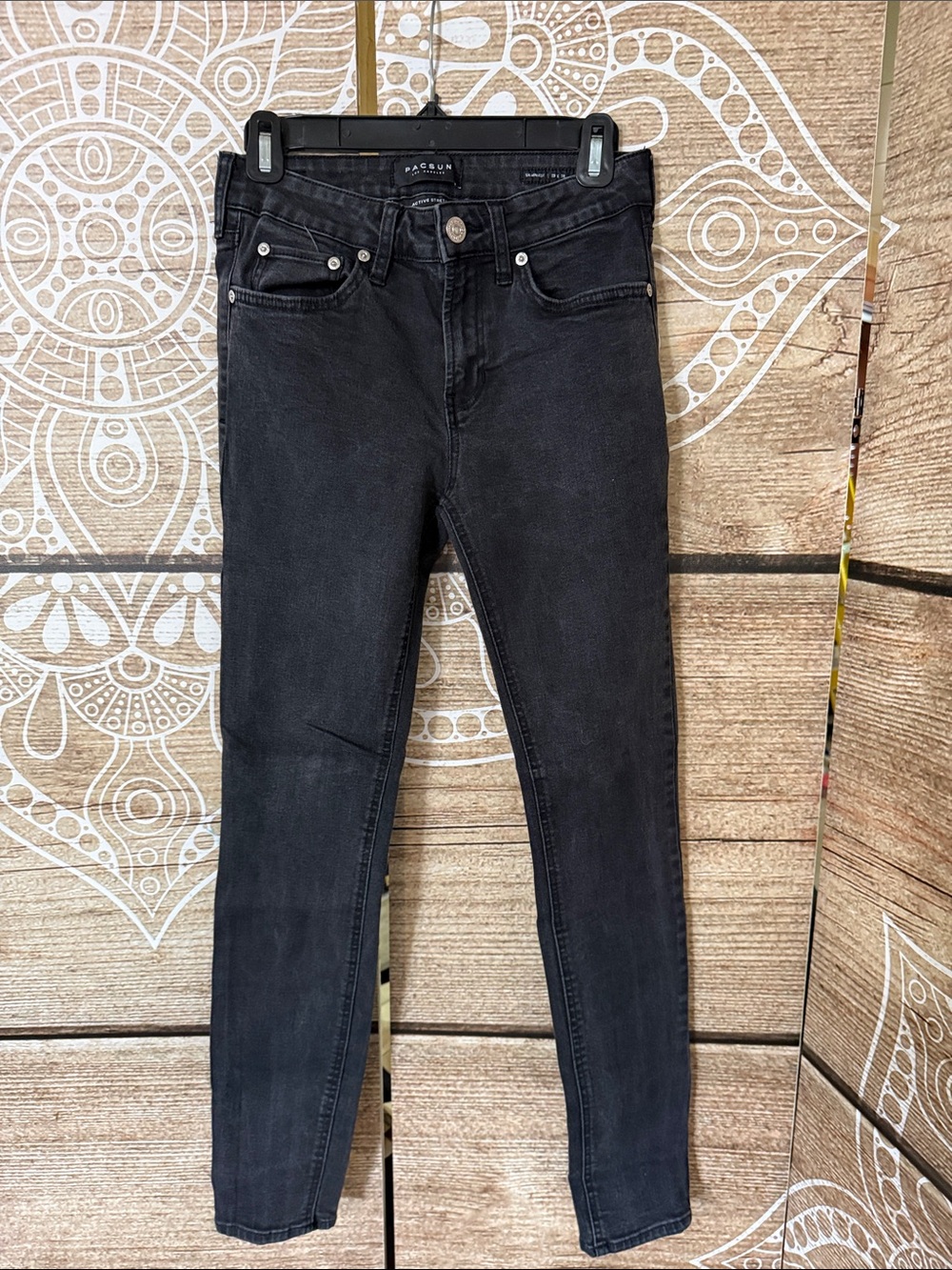 PacSun Young Men’s Black Skinny High-Rise Jeans
